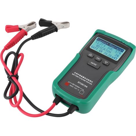 DY2015A 12V-24V Autobatterietester, digitaler Kapazitätsanalysator, elektrischer Lastprüfer, Spannungsdiagnose- und Lastprüfgerät (1/5)