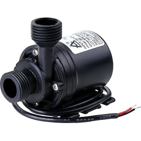 Pompe de circulation 12 V CC 800 L/h 5 m, système de circulation d'eau, noire, 1 pièce (1/4)