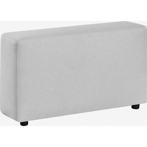 Sklum – Accoudoir gauche haut 65 cm pour canapé modulaire Bruna – Structure en bois d'eucalyptus – Remplissage en mousse 24 kg/m³ – Pieds en plastique (1/5)