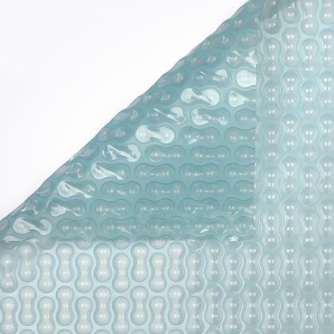 Bâche à Bulles Piscine 10x4 m Sol+Guard 500 microns - Non Bordée Livrée Avec Kit Oeillets + Bâchette Protection - Direct Usine