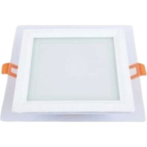 TRADE SHOP - Pannello Led Incasso Luce 3000k-6500k 12w Quadrato Am-cs-12 Con Bordo Traparente 00687 -