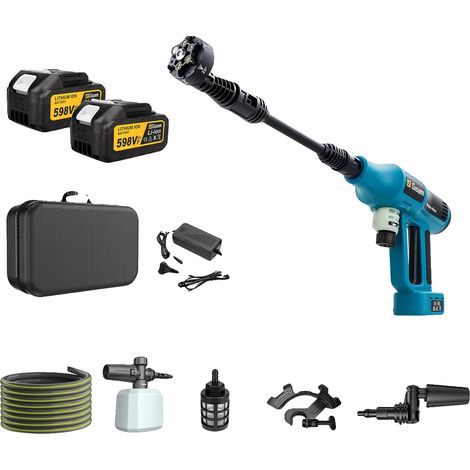 Nettoyeur haute pression, pression de 250 BAR, moteur sans balais, 2 Batterie (1/2)