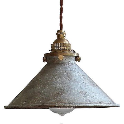 Suspension rétro industrielle style campagne, lampe suspendue en fer rouillé pour loft, restaurant, cuisine, bureau, café ou bar. (1/5)