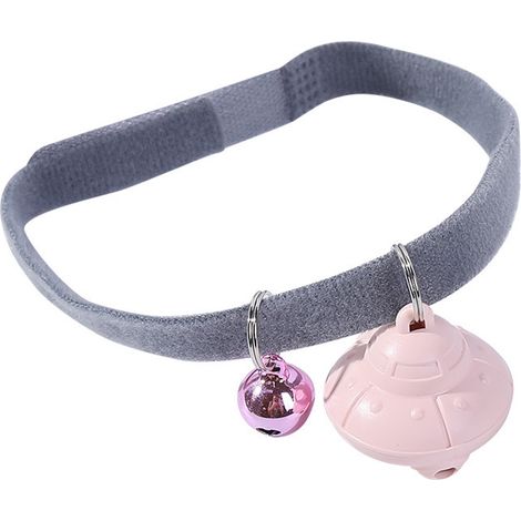 collar láser infrarrojo recargable por USB, juguete interactivo para gatos, tamaño ajustable, piel de ante. (1/5)