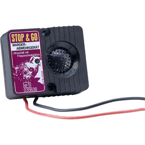 Repulsif anti martres a ultrasons 12V STOP GO