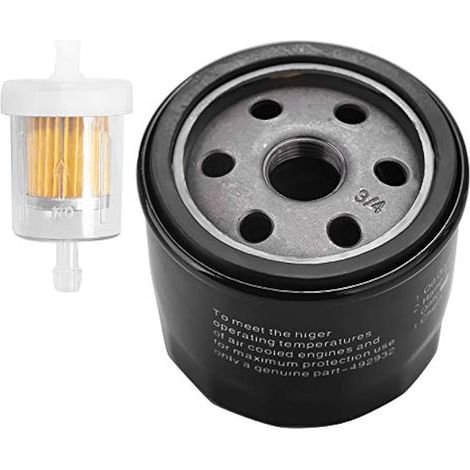 Compatible avec le filtre à huile AM119567 pour tracteur à gazon John Deere D100 D105 D110 D120 D125 D150 D155 D160 D170 Remplace  AM125424 GY20577 LG4153 LG492932S (1/3)