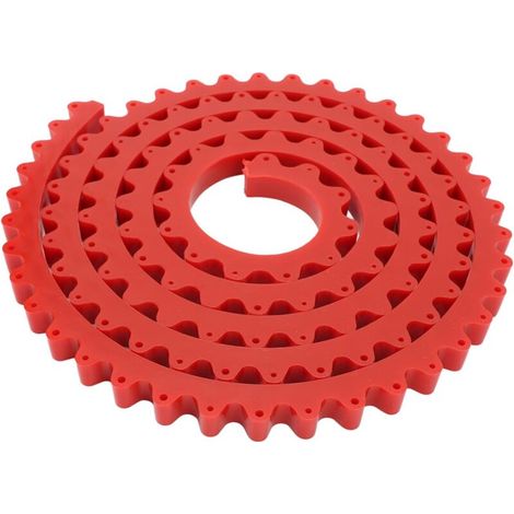 Profilierleiste für die Holzbearbeitung, flexible Kurvenschablone, Führungszahnradkettendesign, einstellbares festes Konturwerkzeug für komplexe Formen für (1 m) (1/4)
