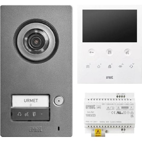 Videocitofono monofamiliare Urmet 1784/781 Vog5 Urmet MIKRA2 e 1 VOG5 2Voice Bianco