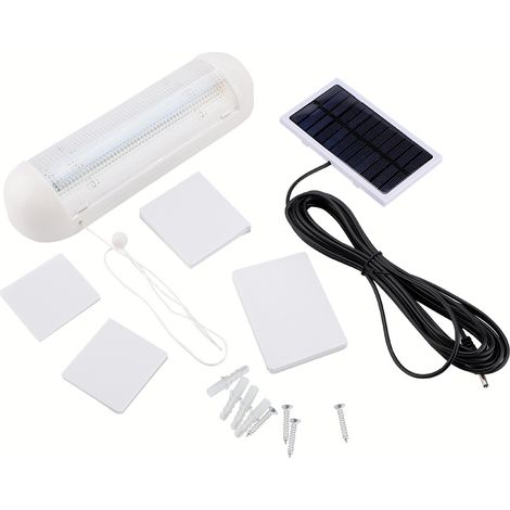 Lampe solaire LED pour éclairage intérieur et extérieur nocturne, idéale pour le jardin, les murs et les terrasses. (1/5)