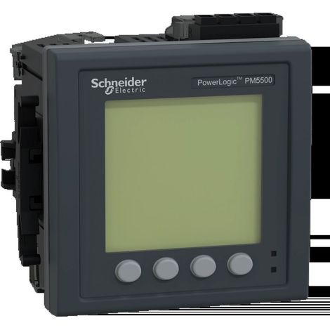 PowerLogic, Centrale de mesure PM5561 Ethernet+RS485, Mémoire, 4E/2S, MID - METSEPM5561 (1/2)
