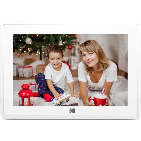 KODAK - Marco de Fotos Digital de 10 Pulgadas, Wi-FI RCF106, Color Blanco y Blanco