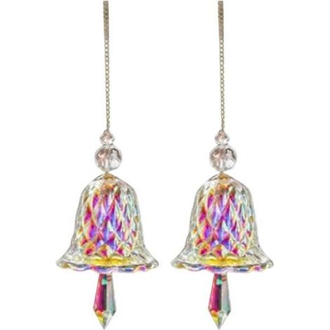 Attrape-Soleil - Cloche en Verre à Prisme pour Fenêtre Intérieure - Décoration Noël Intérieur/Extérieur - 2 Pièces (1/5)