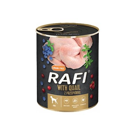 DOLINA NOTECI RAFI - Caille 800g - Nourriture humide pour chien