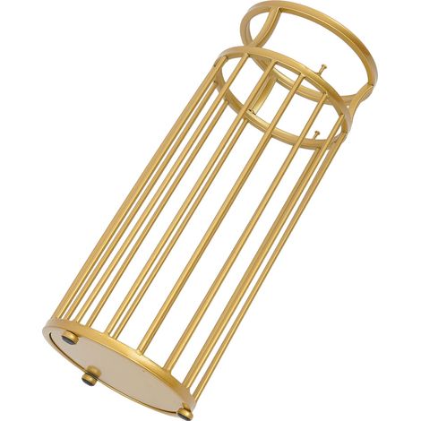 Portaombrelli, in ferro, alto 31,75 cm, autoportante, stile europeo, non richiede montaggio. (1/5)