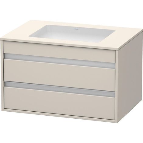 Meuble sous-vasque KETHO 550x800x496mm taupe