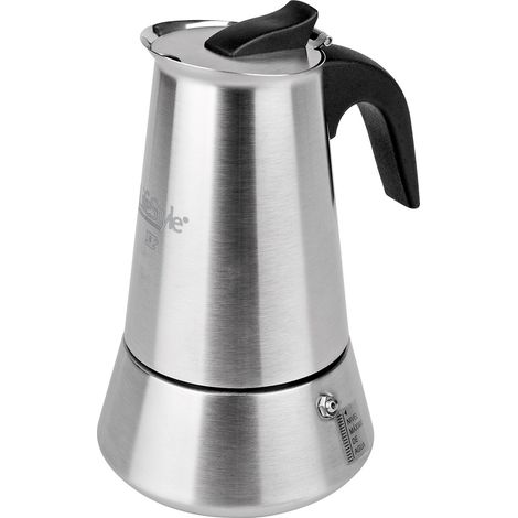 LIFESTYLE cafetera inoxidable 2 tazas , Cafetera inoxidable 2 tazasFabricada en acero inoxidable de alta calidadTratamiento interior antióxido Sand BlasterEspecial indu