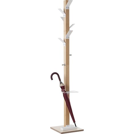 EasyCLOTH, Portemanteau sur pied, bois massif, avec (1/3)