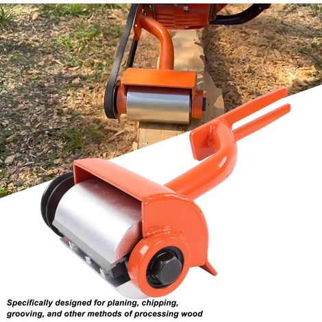 Outil d'écorçage de bois multifonctionnel pour éplucheur de bûches, accessoire de tronçonneuse avec 6 lames allongées pour Husqvarna (1/4)