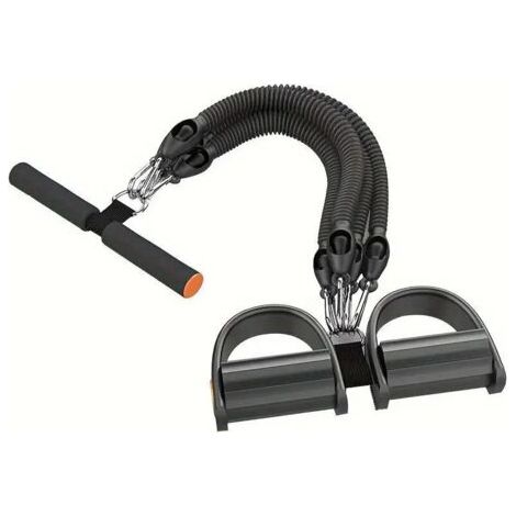 Pair Extracteur De Pédale De Sport Multifonctionnel, Fitness À Domicile, Bande De Résistance À Commande Au Pied avec Corde De Tension À 4 Tubes pour L'entraînement Abdominal, Taille, Bras, Jambes Etc (1/4)