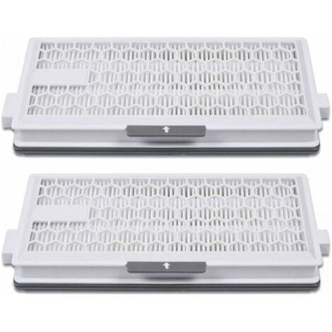 2-pack Airclean Plus 50 HEPA filters for Miele Complete C3 Powerline vacuum cleaners, S8340 - Air Clean SF-HA 50--BIEMMEDUE (1/4)