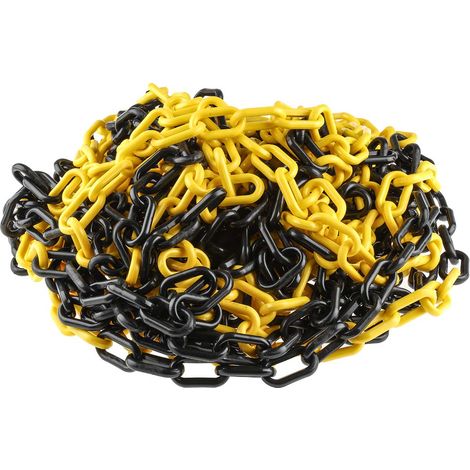 Barrière sécurité RS PRO Noir/Jaune en Plastique ( Prix pour 1 )
