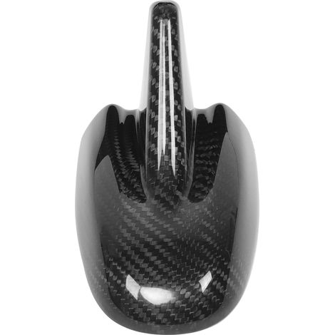 Embout d'antenne requin en fibre de carbone sèche pour toit de voiture, garniture de finition compatible Maserati Quattroporte/Ghibli 2013-2020. (1/5)