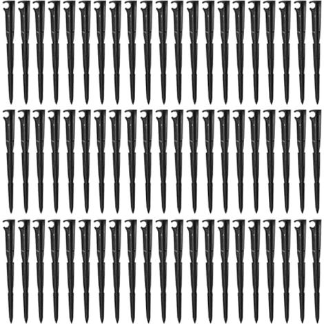 Confezione da 50 picchetti di fissaggio AquaPEG per linee di irrigazione a goccia, tubi di irrigazione e tubi per irrigazione a goccia per tubi da 4/7 mm
