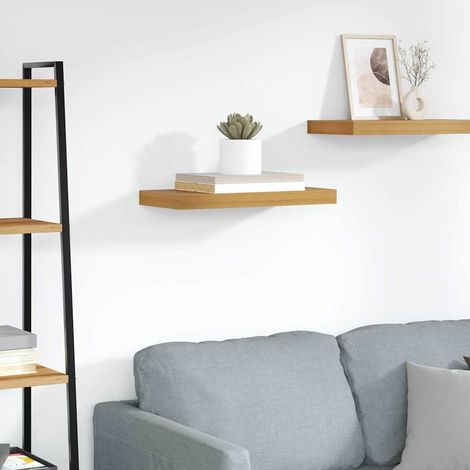 vidaXL Scaffale da parete Marrone 50 x 23 x 4 cm Legno