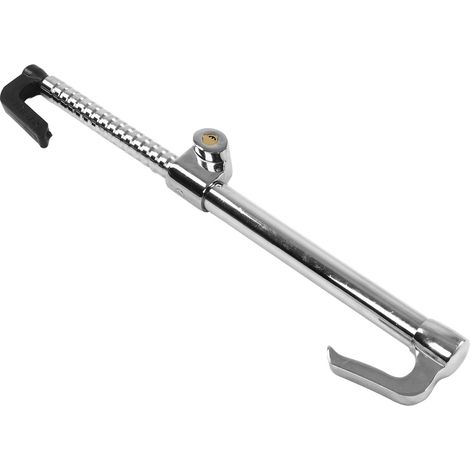 Volant de voiture antivol réglable, verrouillage rapide robuste, universel pour véhicule (1/5)