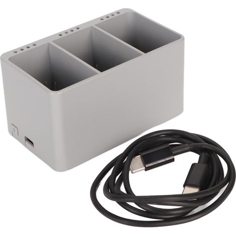 Station de charge pour batteries de drone DJI Mini 3 et Mini 3 Pro (charge simultanée de 3 batteries) (1/5)