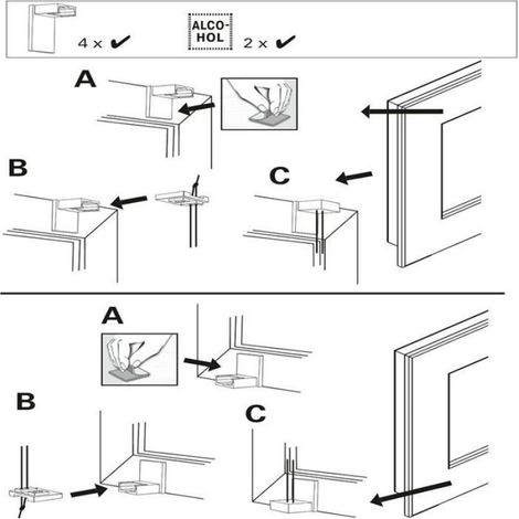 Plaque de fixation pour stores plissés, sans perçage, tirette pour stores plissés, lève-rideau, support de fixation sans clou, sup (1/5)