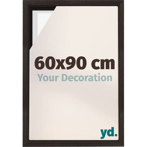 Your Decoration - Cadre flottant - Chene Fonce - Cadre en caisse américaine pour toile sur chassis - MDF - Lyon (1/5)