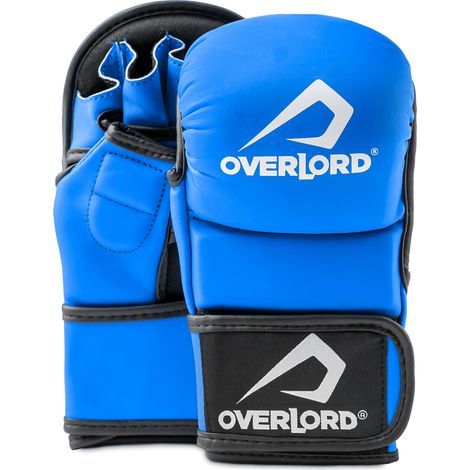 Guantes Overlord para torneos de MMA, color azul, talla S. (1/3)