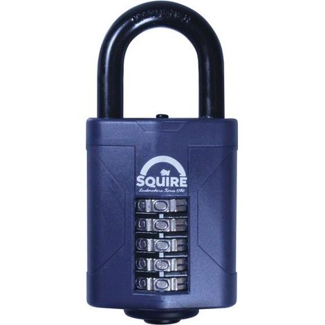 High-Security Squire CP60BX CP60 5-Wheel Combination Padlock – 60mm, Heavy-Duty, Boxed Security Lock (1/3)