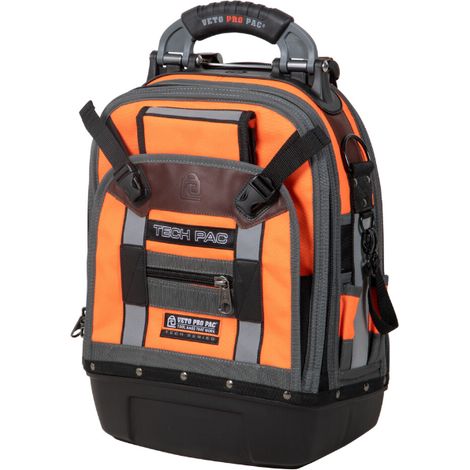 Sac à dos pour outils TECH PAC Hi-Viz orange