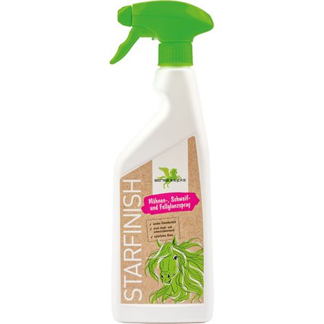 B & E StarFinish - Fellglanz-, Schweif- und Mähnenspray für Pferde - 500 ml