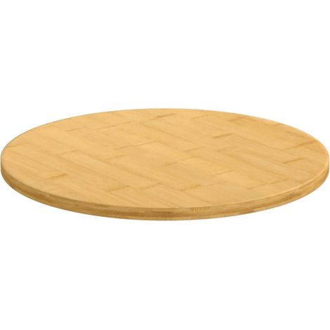 Dessus de table  Dessus de bureau  Plateau de table Ø50x1,5 cm bambou