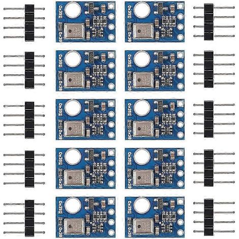 10 Stück AHT10 Hochpräzises digitales Temperatur- und Feuchtigkeitssensor-Messmodul mit I2C-Kommunikation, Ersatz für SHT20-JXLGV (1/5)