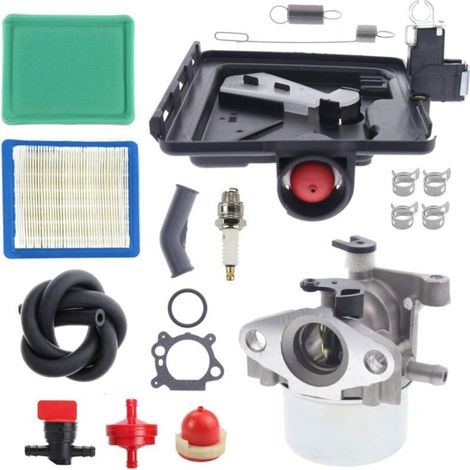 498170 carburateur - 7699056 790849 Kit ressort pour moteur 122000 Modèle 4 HP - 7 HP sans obstruction avec kit filtre à air-DOU