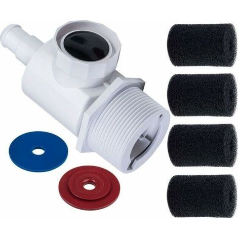 9-100-9001 Ersatzteil für UWF-Anschluss für Poolreiniger mit 4er-Packung 9-100-3105 Schlauchreiniger (1/4)