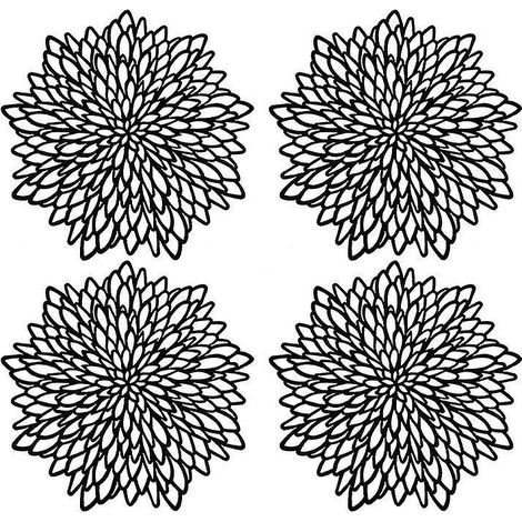 Lot de 4 sets de table en PVC (1/3)