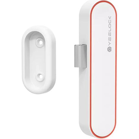 Serrure intelligente pour drawer E de YEELOCK sans clé en ABS/PC de 118mm blanc avec connexion BT5.1 et batterie AA.