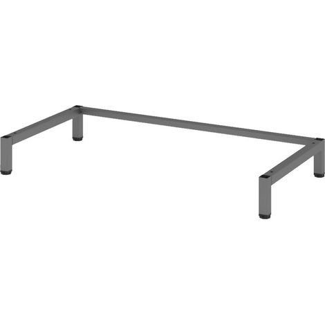 bümö flexi Metallsockel mit Höhenjustierung   Graphit