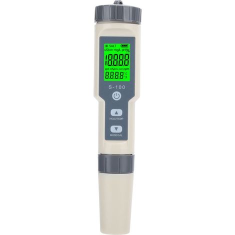 4 in 1 EC TDS Salinity Temperature Test Pen Digital Water Quality Tester for Seawater Aquarium(Battery Not Included) (1/5)