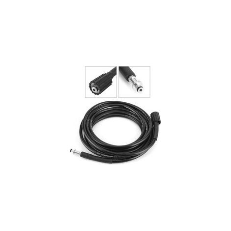 Tuyau à haute pression 6m, Tuyau d'arrosage, connecteurs 10 mm x M22, Tuyau de Nettoyage Haute Pression, Accessoire pour nettoyeur haute pression pour Kärcher K2 (1/2)