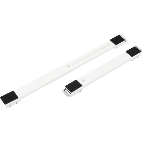 1 paire de roulettes extensibles pour appareils électroménagers (lave-linge, réfrigérateur, meubles), support mobile, charge maximale 150 kg (1/5)