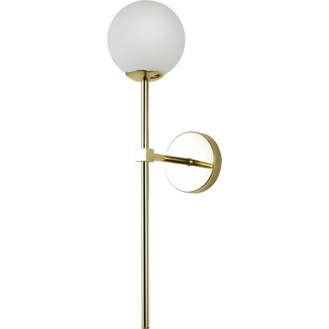 Applique murale verticale or globe blanc G9 Piruleta (1/5)