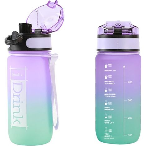 I-Drink - Tritan Bottle - 500 ml purple and aquamarine (ID2120)