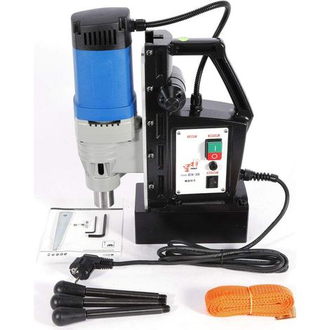 Senderpick – Perceuse magnétique 1680 W – Moteur 1400 W pour perçage acier – Force magnétique 13800 N – Diamètre 3-28 mm