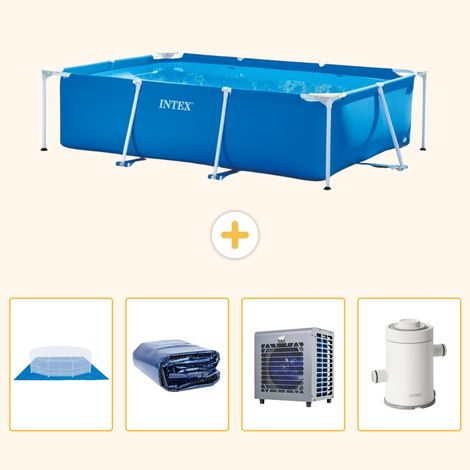 Intex Piscine Tubulaire Rectangulaire - 260x160x65 cm - 5-pièces S104 (1/5)